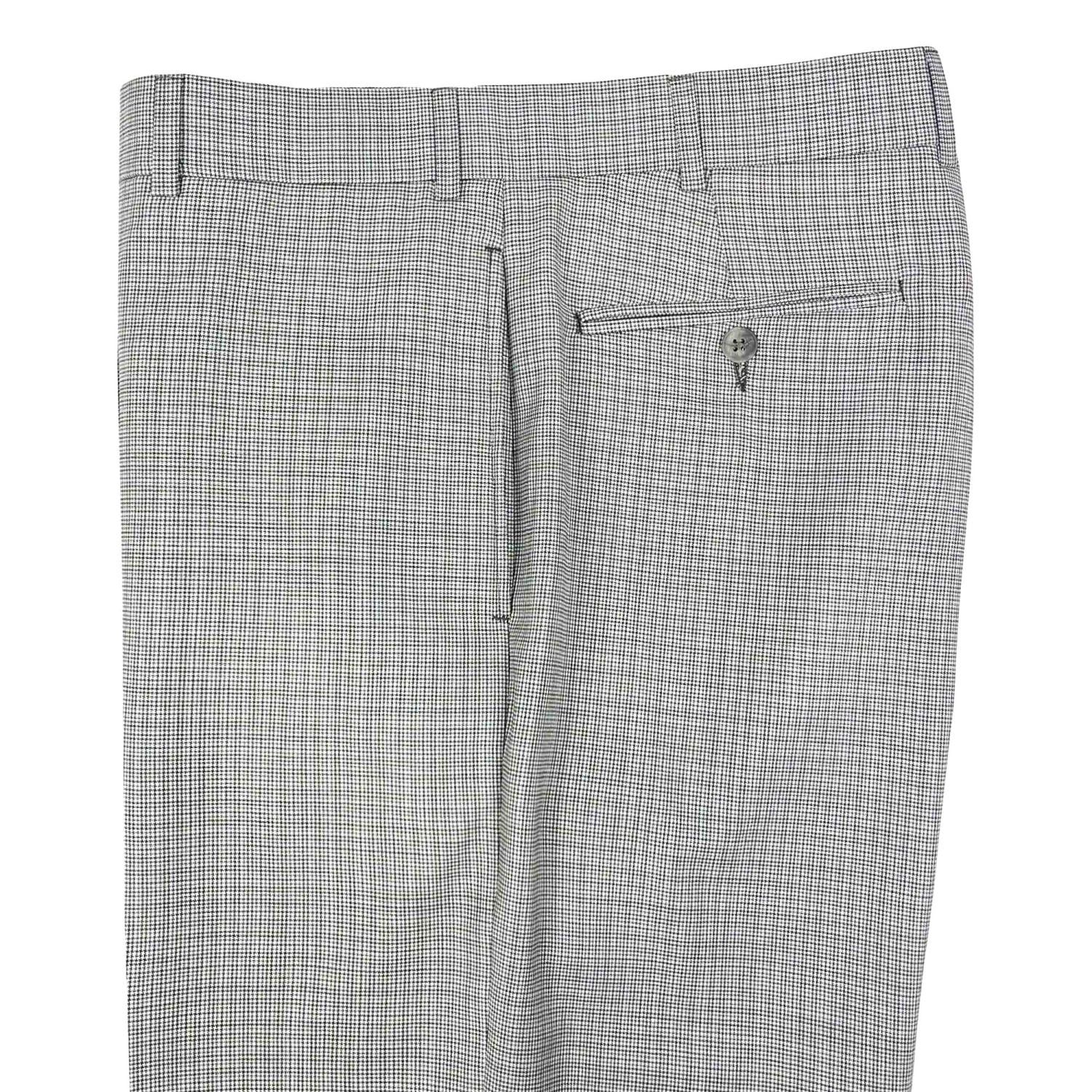 O'Connell's Plain Front Super 110s Tropical Wool Trouser - Mini
