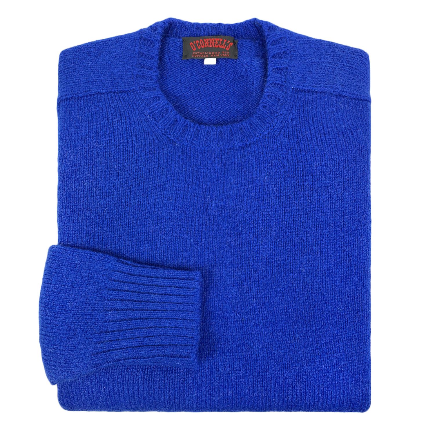 シモーネロシャ 紺色ニット Calle de Bordadores フラワーモチーフニットプルオーバー(ニット