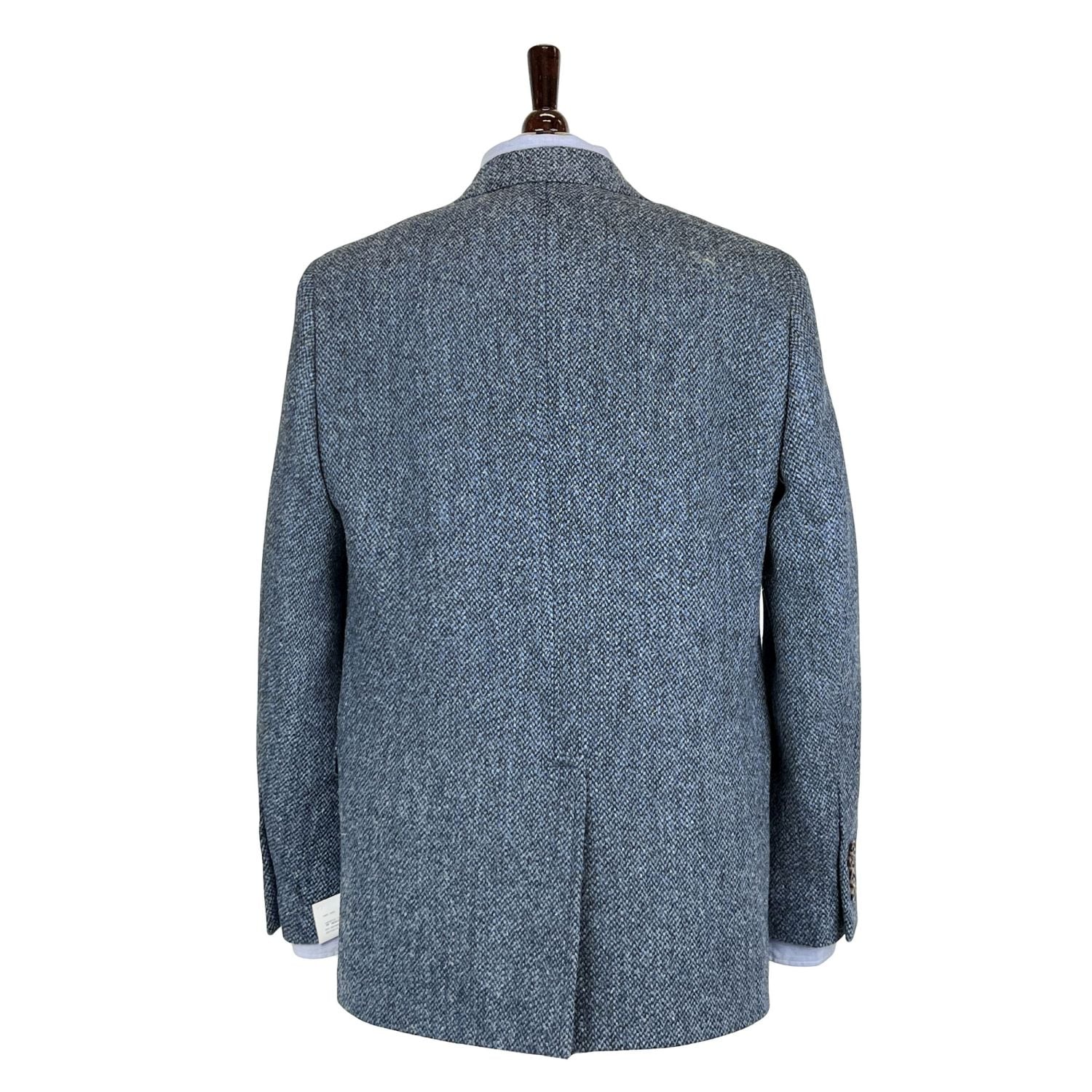 O'Connell's Sport Coat - Harris Tweed - Barleycorn - Navy | Men's