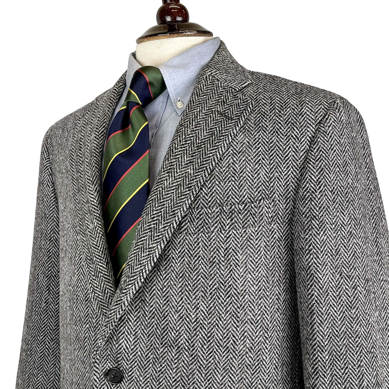 O'Connell's Sport Coat - Harris Tweed - Grey Herringbone | Men's