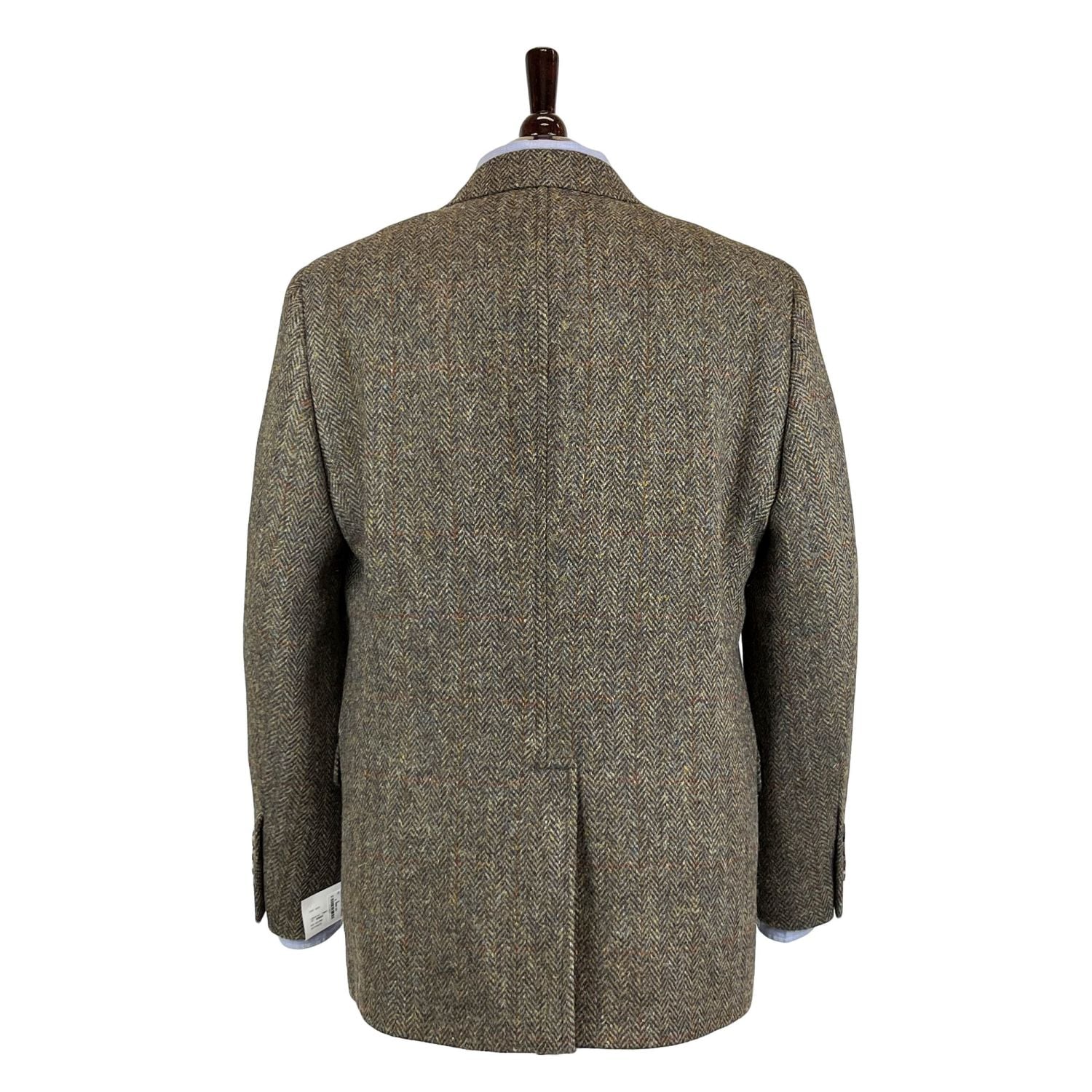 O'Connell's Sport Coat - Harris Tweed - Olive Brown Herringbone