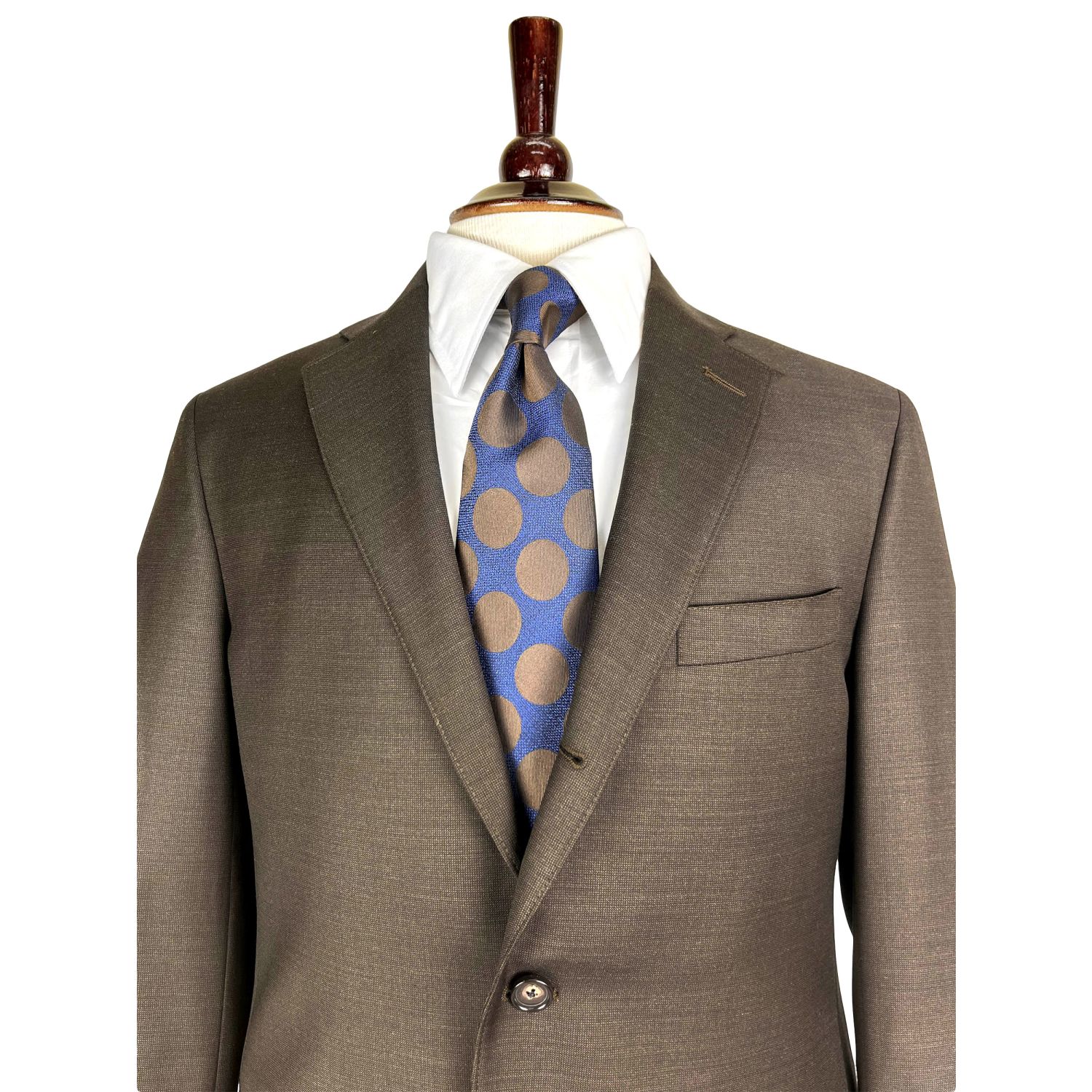 O'Connell's Super 120's Worsted Wool Suit - Tic Weave - Charcoal