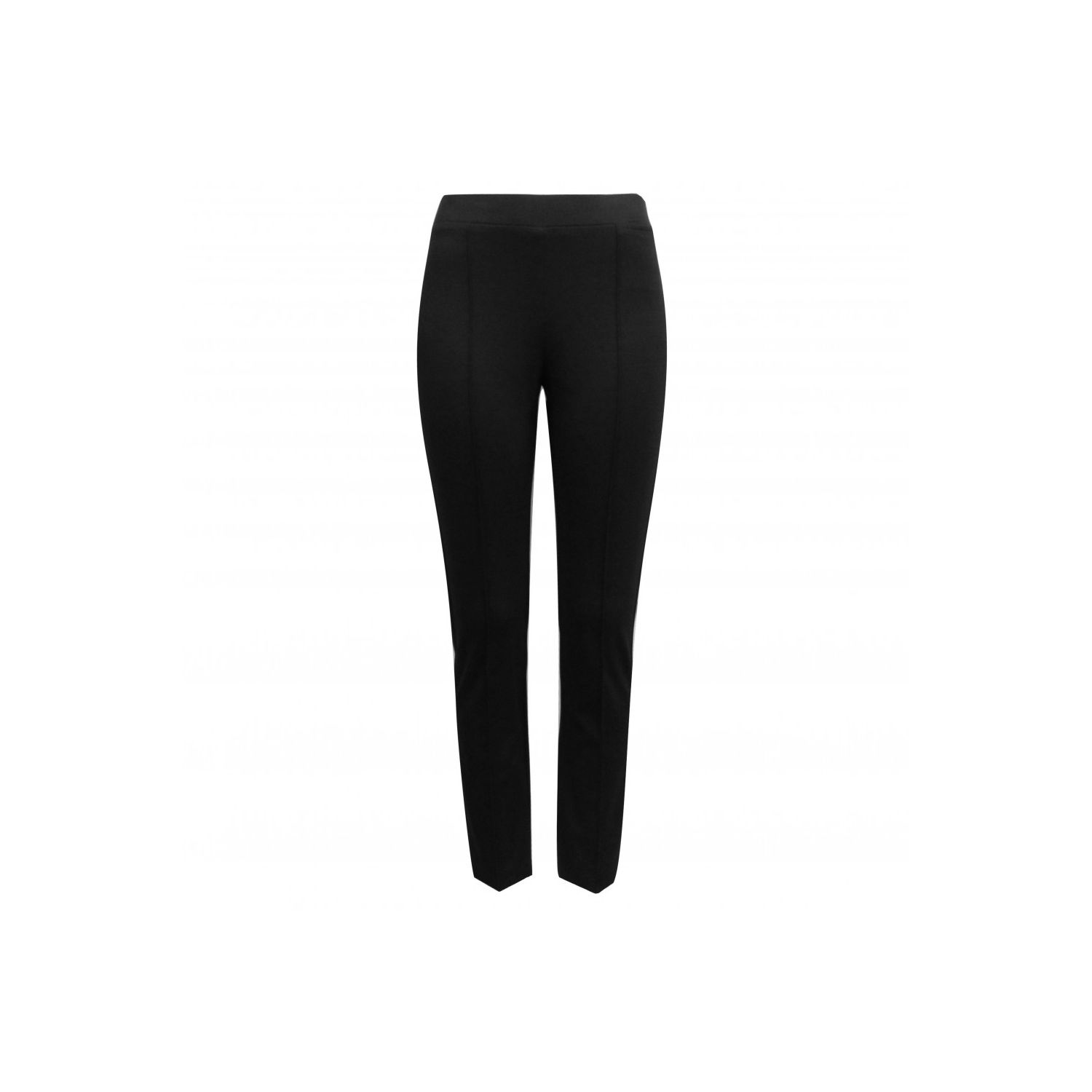 O'Connell's Women's Ponte Pintuck Straight Leg Pants - Black