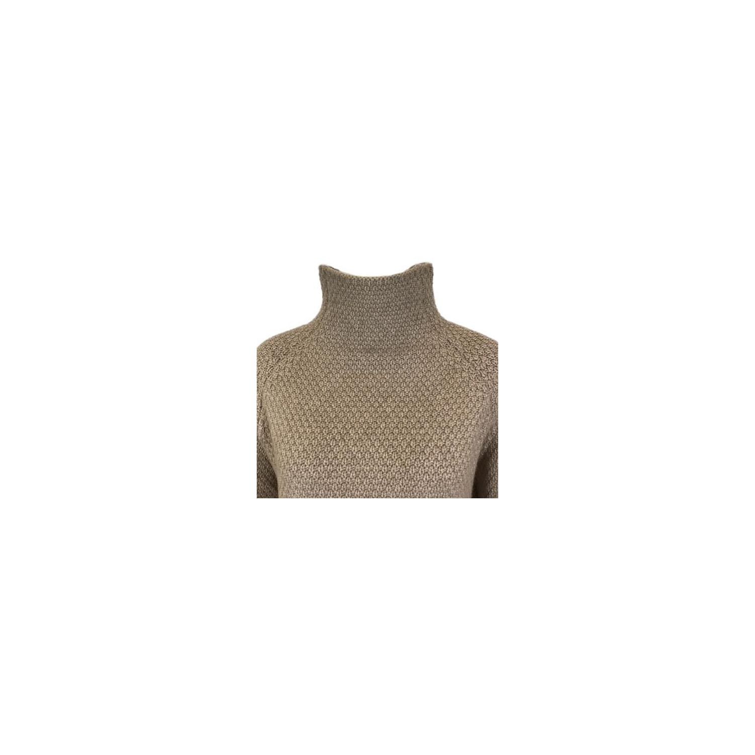 O'Connell's Women's Purl Knit Undyed Cashmere Sweater - Natural