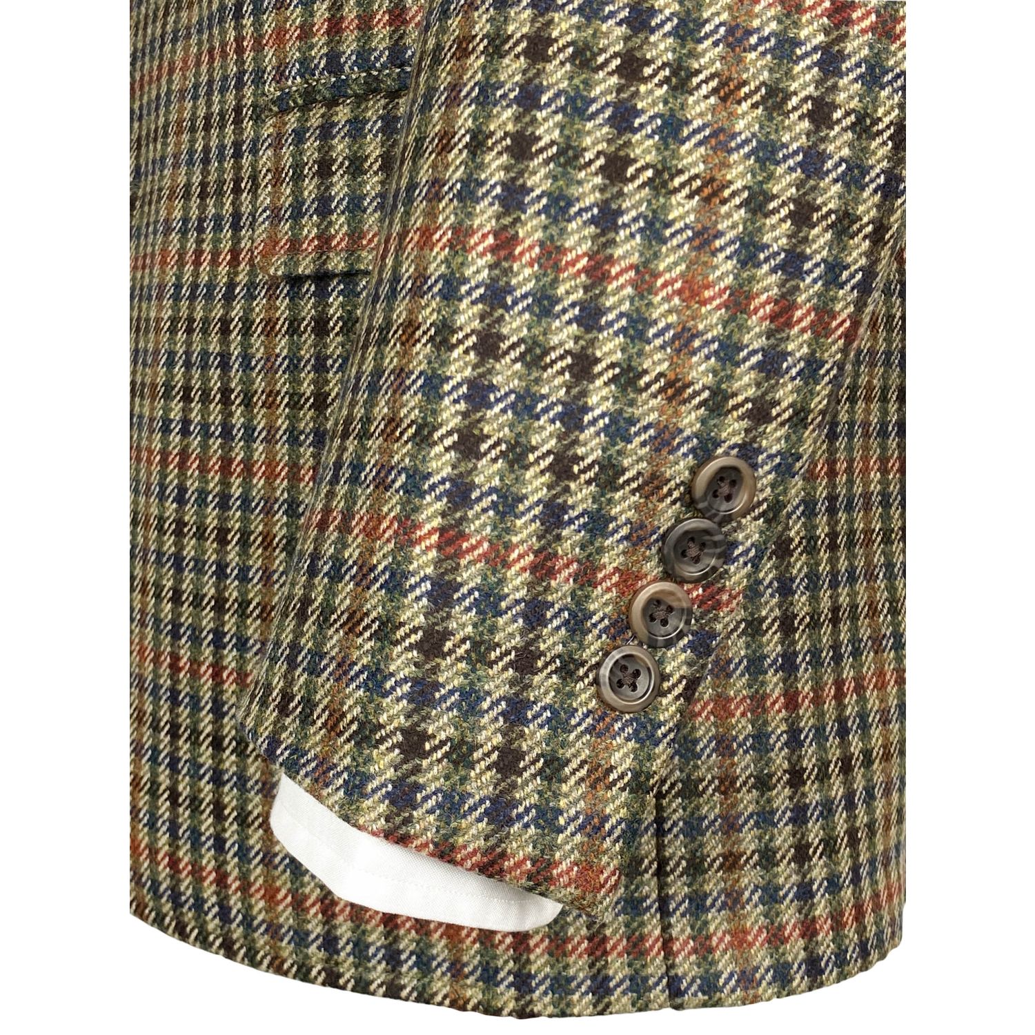 O'Connell's Unconstructed Wool & Cashmere Sport Coat - Gun Check