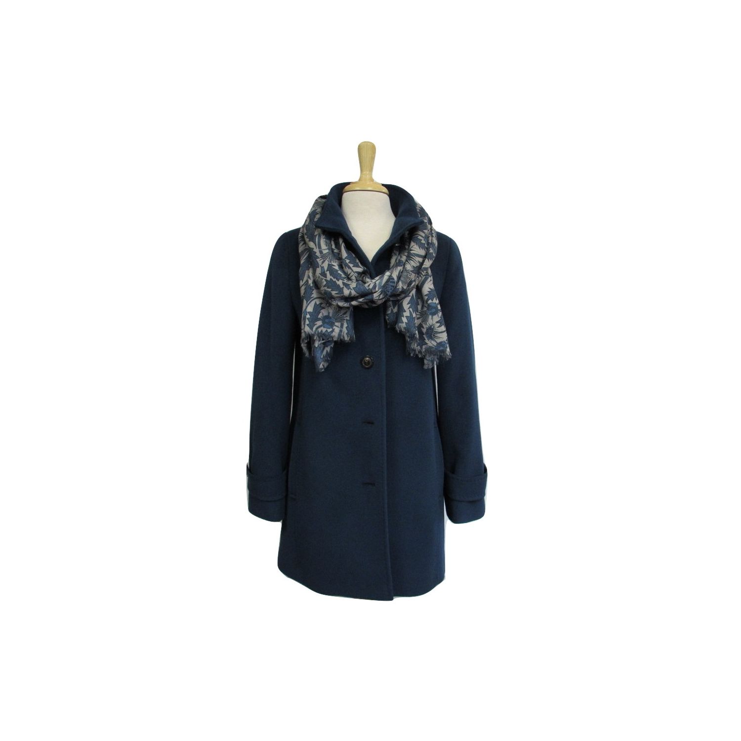 Schneiders of Salzburg Women's Alpaca/ Wool Coat - Victoria - Teal