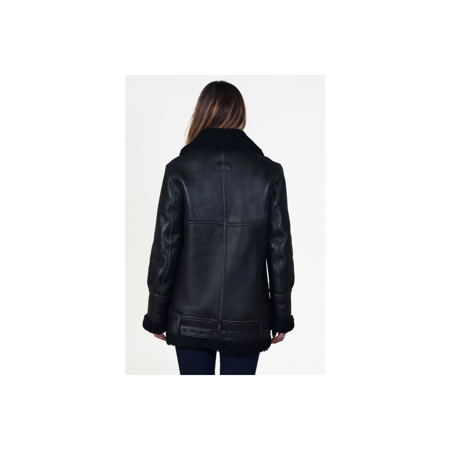 Schott Long Sheepskin B-3 Jacket | Men