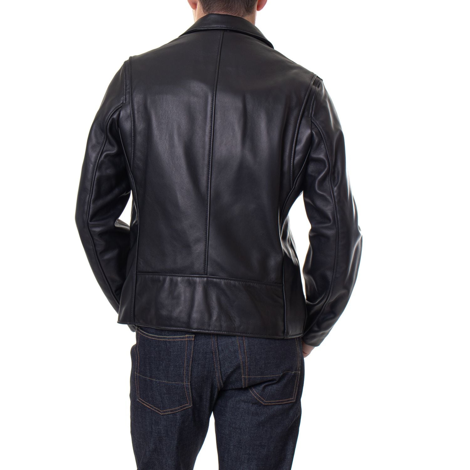 Schott NYC Soft Touch Lambskin Delivery Jacket - Black (246 