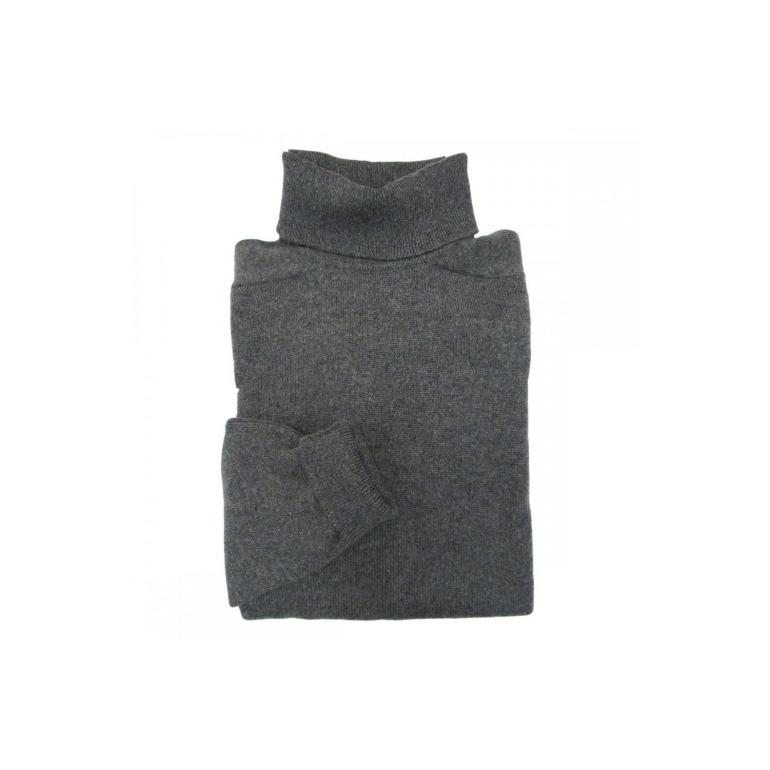 Scottish Cashmere Turtleneck Sweater - Derby Grey | Men's and