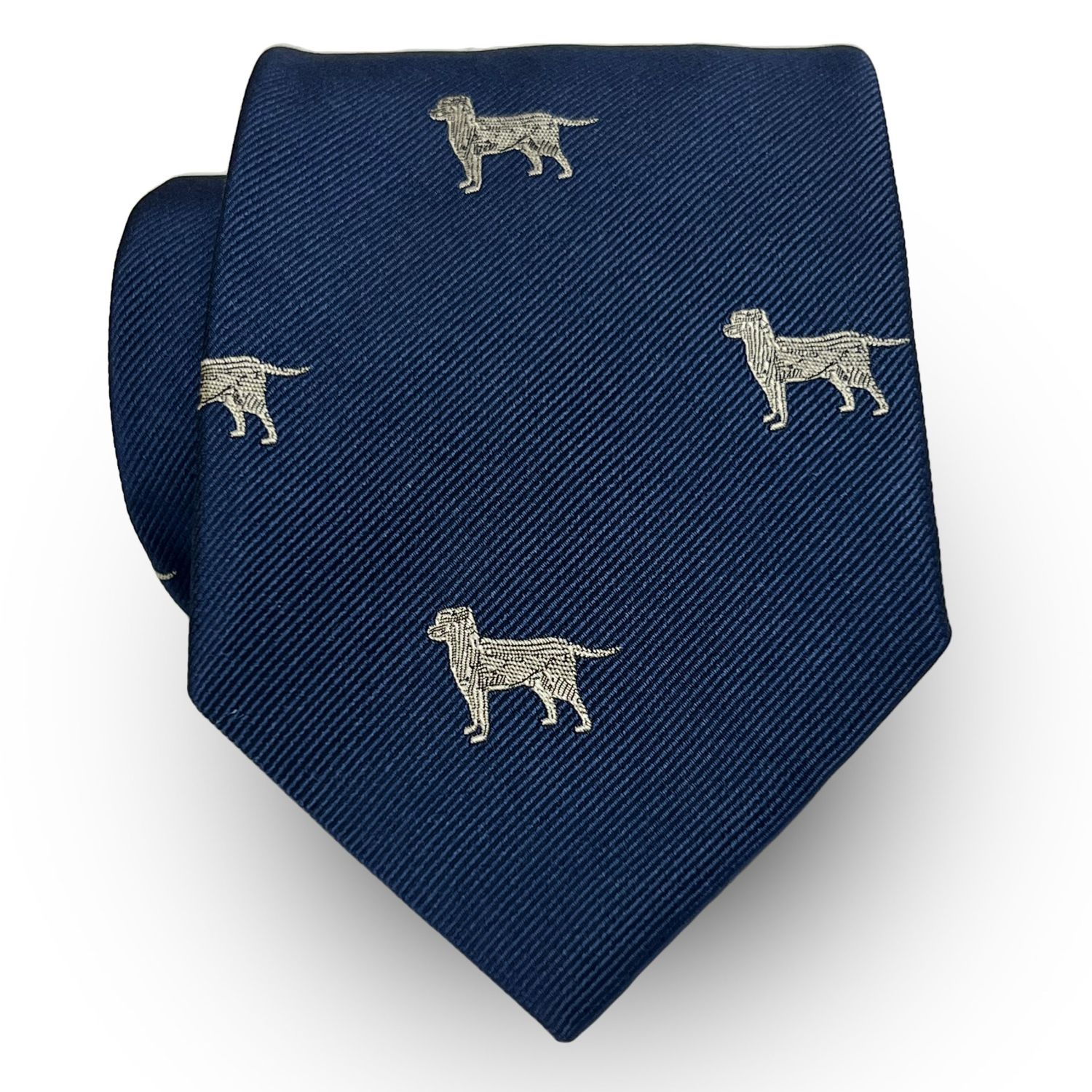 Silk Club Tie - Dog Breeds - Yellow Lab (52380) | Men's and