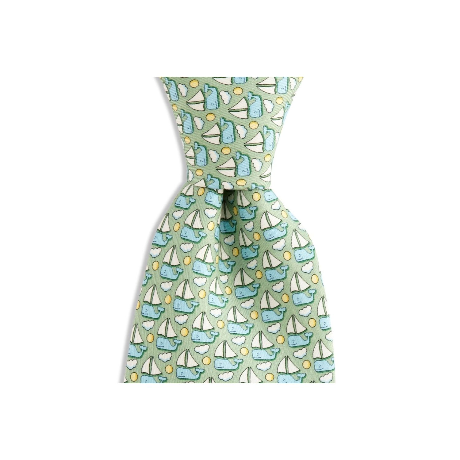 Vineyard Vines Tie - Whale Sail - Light Green (66566) Vineyard Vines Tie - Whale Sail - Light Green (66566)