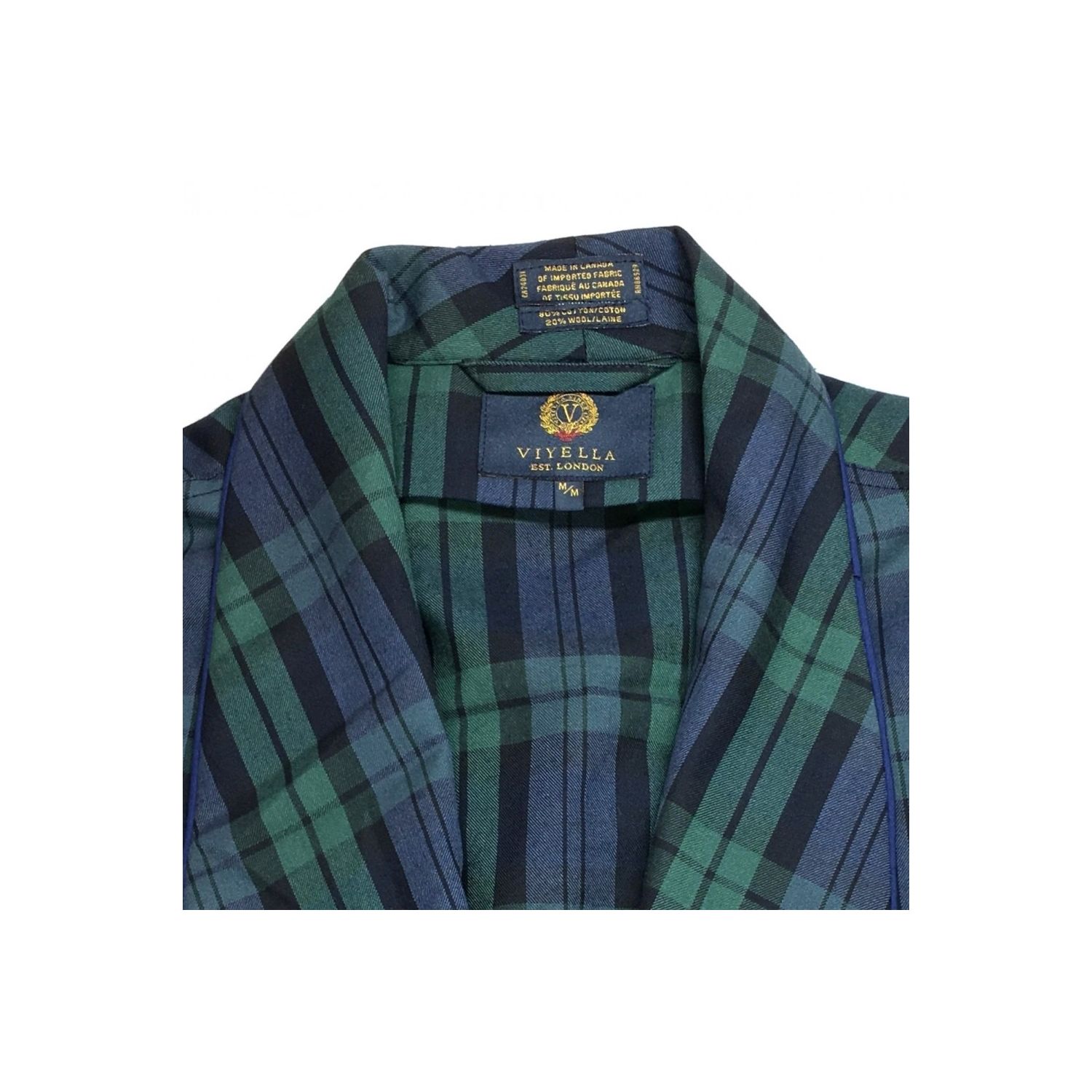 Viyella Bathrobe - Blackwatch Tartan
