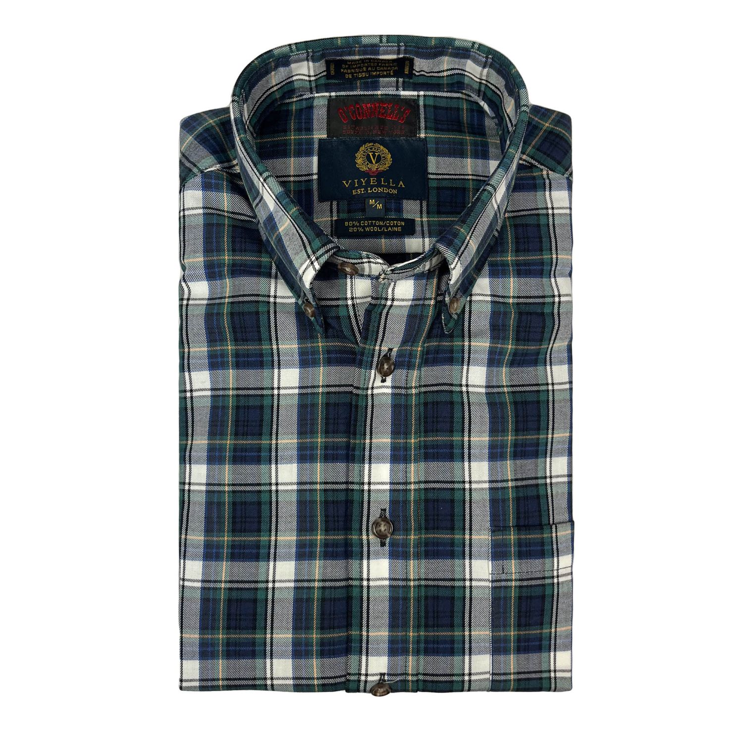dress gordon flannel shirt Gordon Dress Tartan Plaid Men's Casual Long Sleeve Button Down Pocket Shirt