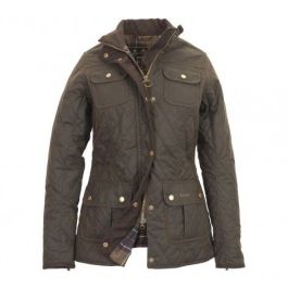Womens Waxed Quilted Utility Jacket 