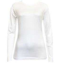 Buy Women White Solid Long Sleeves Shirt Online - 734828