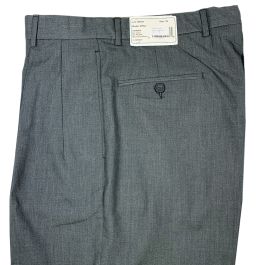 O'Connell's pleated front Poplin Trousers - Grey - Men's Clothing ...