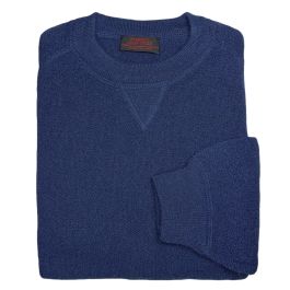 O'Connell's Alpaca Crewneck Sweater - Midnight - Men's Clothing ...