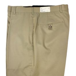 O'Connell's Plain Front Cotton Grenfell Cloth Trousers - British Tan ...