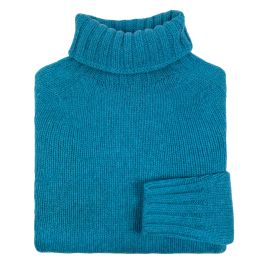 O\'Connell\'s Women\'s Geelong Turtleneck Sweater - Turquoise - Men\'s  Clothing, Traditional Natural shouldered clothing, preppy apparel
