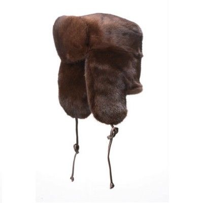 Sanremo Men's Warm Imitation Mink Top Faux Fur Fleece Russian Style Cossack Hat