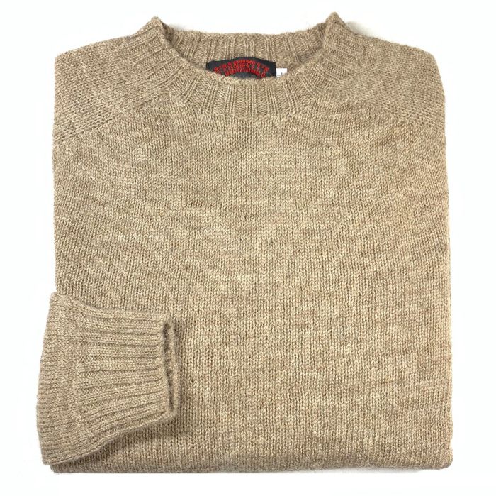 Vriend Controverse Fragiel O'Connell's Undyed Shetland Wool 'Voe True' Sweater - Fawn - Men's  Clothing, Traditional Natural shouldered clothing, preppy apparel